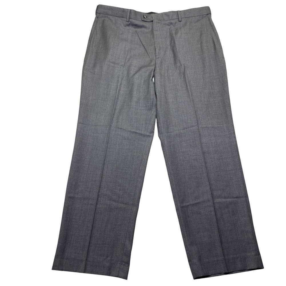 Croft & Barrow Mens Performance Wool Dress Pants Charcoal Gray Sz 40‎ NWT